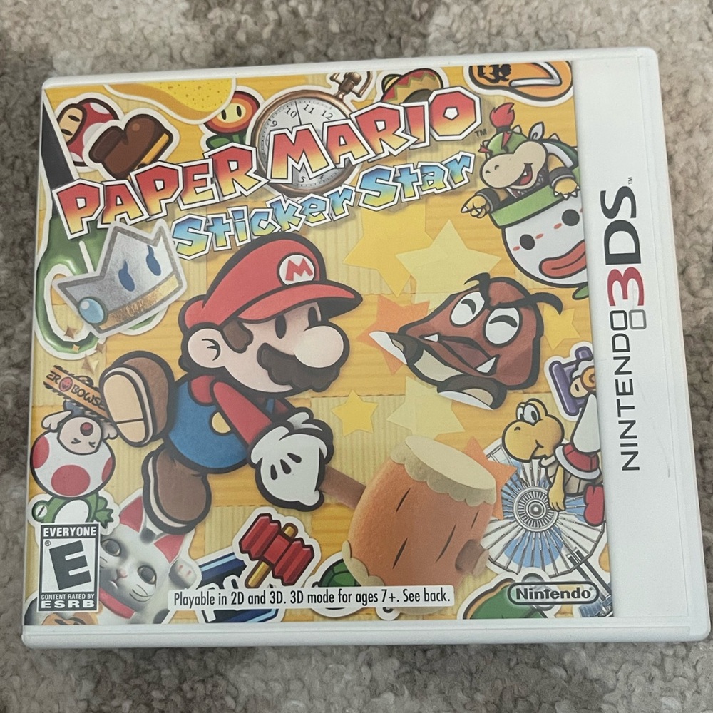 Nintendo 3DS Paper Mario Sticker Star